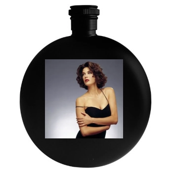 Teri Hatcher Round Flask