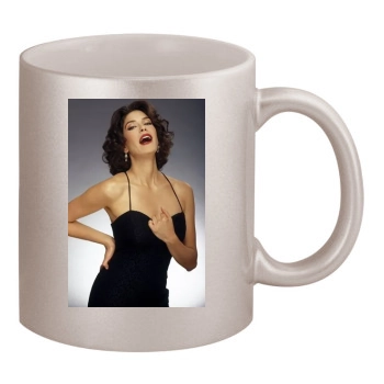 Teri Hatcher 11oz Metallic Silver Mug