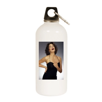 Teri Hatcher White Water Bottle With Carabiner