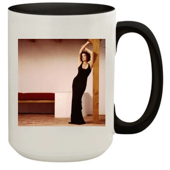 Teri Hatcher 15oz Colored Inner & Handle Mug