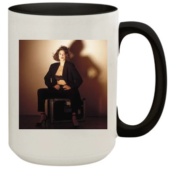 Teri Hatcher 15oz Colored Inner & Handle Mug