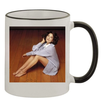 Teri Hatcher 11oz Colored Rim & Handle Mug