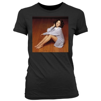 Teri Hatcher Women's Junior Cut Crewneck T-Shirt