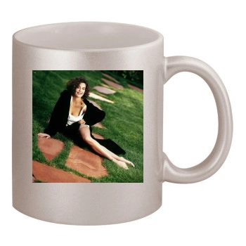 Teri Hatcher 11oz Metallic Silver Mug