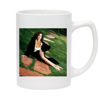 Teri Hatcher 14oz White Statesman Mug