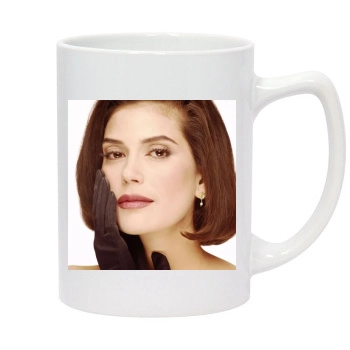 Teri Hatcher 14oz White Statesman Mug