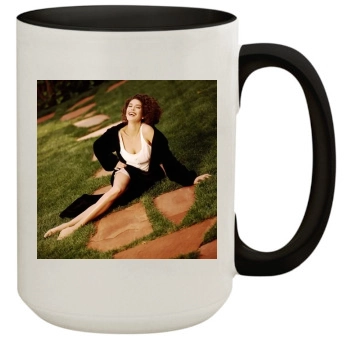 Teri Hatcher 15oz Colored Inner & Handle Mug