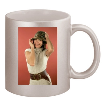 Teri Hatcher 11oz Metallic Silver Mug