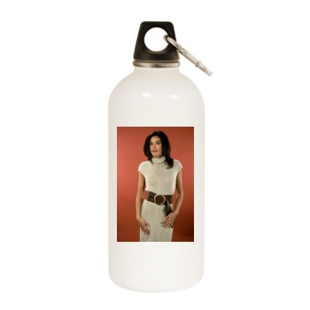 Teri Hatcher White Water Bottle With Carabiner