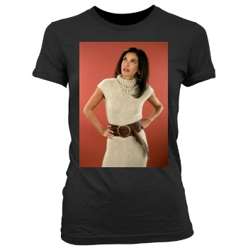 Teri Hatcher Women's Junior Cut Crewneck T-Shirt