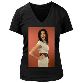 Teri Hatcher Women's Deep V-Neck TShirt