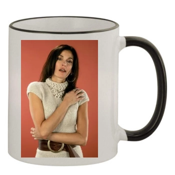 Teri Hatcher 11oz Colored Rim & Handle Mug