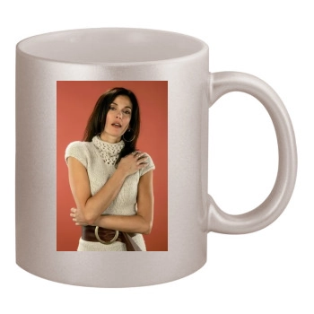 Teri Hatcher 11oz Metallic Silver Mug