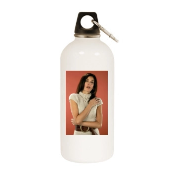 Teri Hatcher White Water Bottle With Carabiner