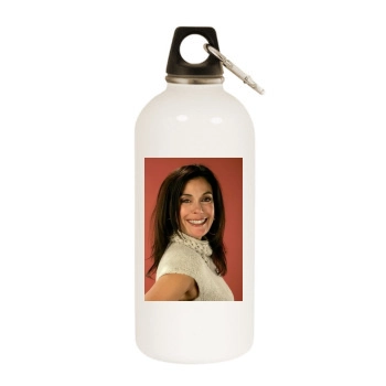 Teri Hatcher White Water Bottle With Carabiner