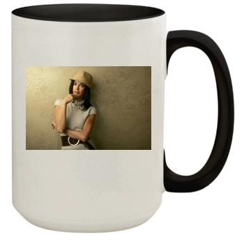 Teri Hatcher 15oz Colored Inner & Handle Mug