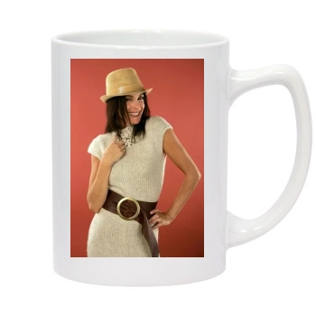 Teri Hatcher 14oz White Statesman Mug