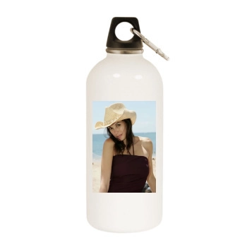 Teri Hatcher White Water Bottle With Carabiner