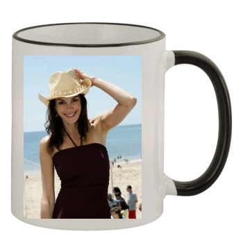 Teri Hatcher 11oz Colored Rim & Handle Mug