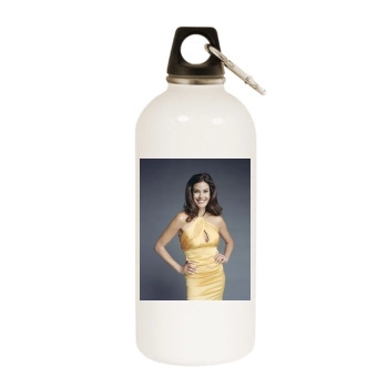 Teri Hatcher White Water Bottle With Carabiner