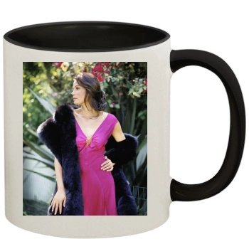 Teri Hatcher 11oz Colored Inner & Handle Mug