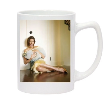 Teri Hatcher 14oz White Statesman Mug