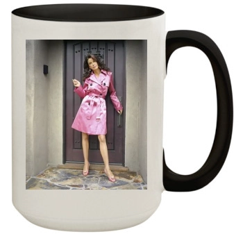 Teri Hatcher 15oz Colored Inner & Handle Mug