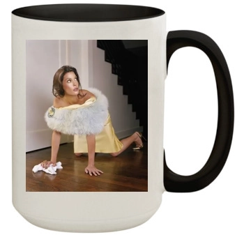 Teri Hatcher 15oz Colored Inner & Handle Mug