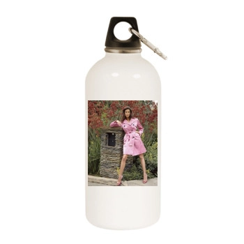 Teri Hatcher White Water Bottle With Carabiner