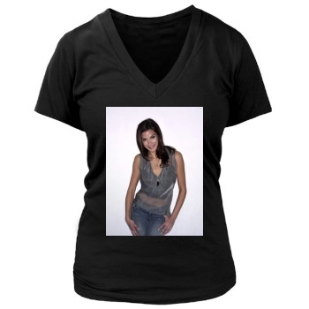 Teri Hatcher Women's Deep V-Neck TShirt