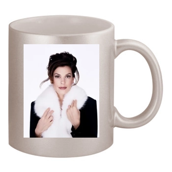 Teri Hatcher 11oz Metallic Silver Mug