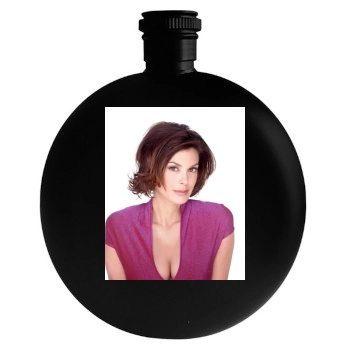 Teri Hatcher Round Flask