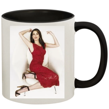 Teri Hatcher 11oz Colored Inner & Handle Mug