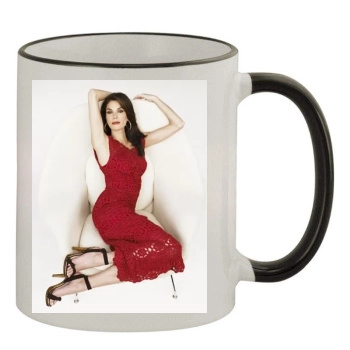 Teri Hatcher 11oz Colored Rim & Handle Mug