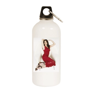 Teri Hatcher White Water Bottle With Carabiner