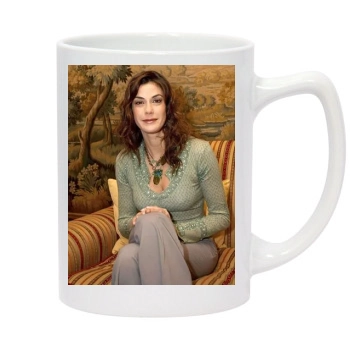 Teri Hatcher 14oz White Statesman Mug