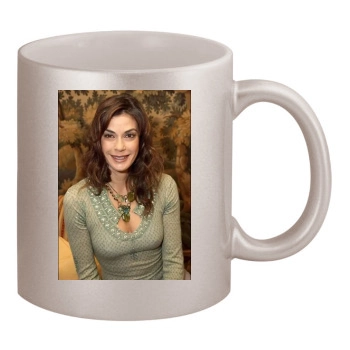 Teri Hatcher 11oz Metallic Silver Mug