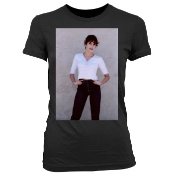 Teri Hatcher Women's Junior Cut Crewneck T-Shirt