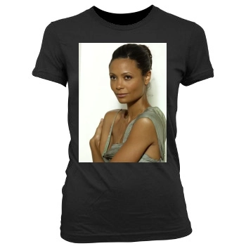 Thandie Newton Women's Junior Cut Crewneck T-Shirt