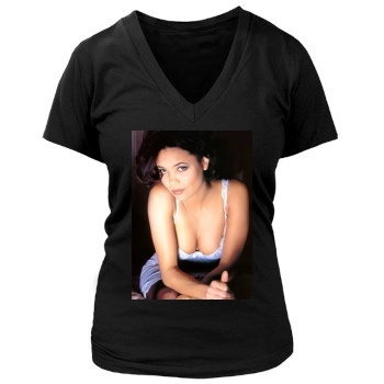 Thandie Newton Women's Deep V-Neck TShirt