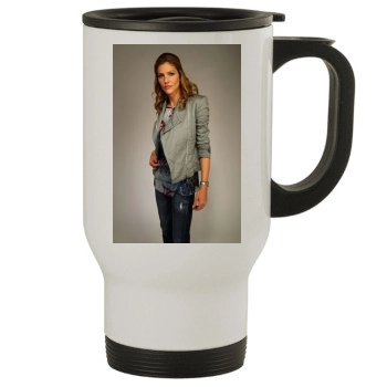 Tricia Helfer Stainless Steel Travel Mug