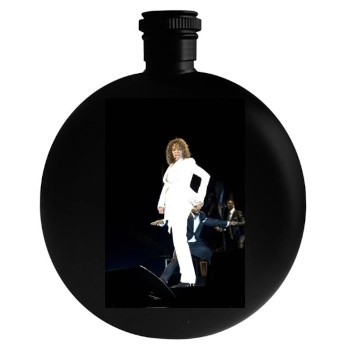 Whitney Houston Round Flask