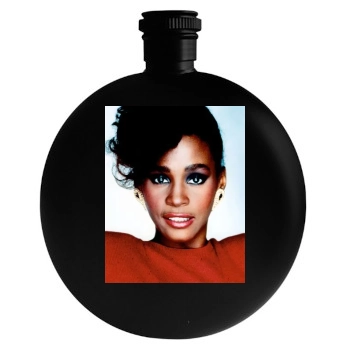 Whitney Houston Round Flask
