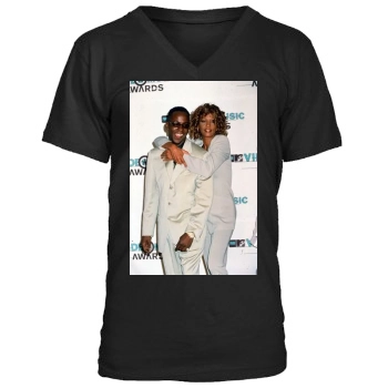 Whitney Houston Men's V-Neck T-Shirt