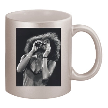 Whitney Houston 11oz Metallic Silver Mug