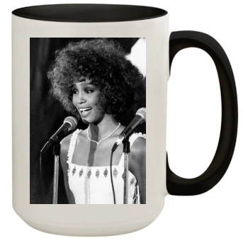 Whitney Houston 15oz Colored Inner & Handle Mug