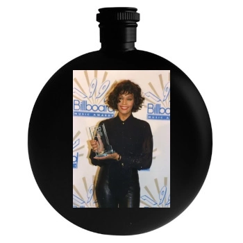 Whitney Houston Round Flask