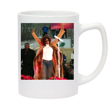 Whitney Houston 14oz White Statesman Mug