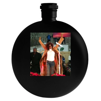 Whitney Houston Round Flask