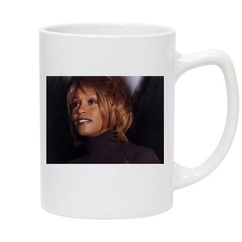 Whitney Houston 14oz White Statesman Mug